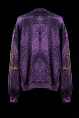 The Purple Acid Wash French Terry Sweatshirt